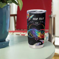 Fight Cancer In All Colors Tumbler Cup Whimsical Butterflies - Wonder Print Shop