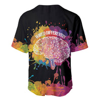 Autism Wired Differently Colors Splash Baseball Jersey LT7 - Wonder Print Shop