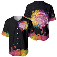 Autism Wired Differently Colors Splash Baseball Jersey LT7 - Wonder Print Shop