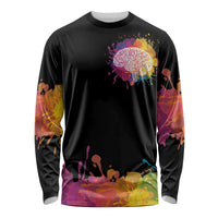 Autism Wired Differently Colors Splash Long Sleeve Shirt - Wonder Print Shop