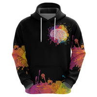 Autism Wired Differently Colors Splash Zip Hoodie - Wonder Print Shop