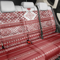Latvia Jani Midsummer Back Car Seat Cover Red White Latvijas Auseklis
