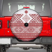 Latvia Jani Midsummer Spare Tire Cover Red White Latvijas Auseklis