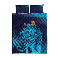 Sri Lanka Cricket Lion World Cup 2024 Quilt Bed Set Gradient Inspiration - Wonder Print Shop