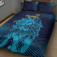 Sri Lanka Cricket Lion World Cup 2024 Quilt Bed Set Gradient Inspiration - Wonder Print Shop