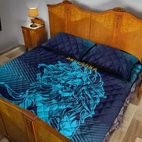 Sri Lanka Cricket Lion World Cup 2024 Quilt Bed Set Gradient Inspiration - Wonder Print Shop