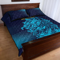 Sri Lanka Cricket Lion World Cup 2024 Quilt Bed Set Gradient Inspiration - Wonder Print Shop