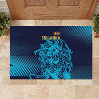 Sri Lanka Cricket Lion World Cup 2024 Rubber Doormat Gradient Inspiration - Wonder Print Shop