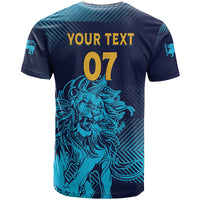 Sri Lanka Cricket Lion World Cup 2024 T Shirt Gradient Inspiration - Wonder Print Shop