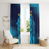 Sri Lanka Cricket Lion World Cup 2024 Window Curtain Gradient Inspiration - Wonder Print Shop