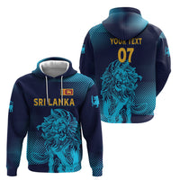 Sri Lanka Cricket Lion World Cup 2024 Zip Hoodie Gradient Inspiration - Wonder Print Shop
