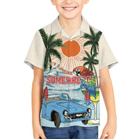 Summer Holiday It's 5 o'clock Somewhere Vintage Hawaii Hawaiian Shirt