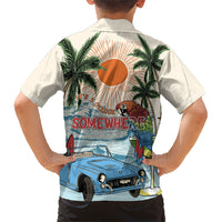 Summer Holiday It's 5 o'clock Somewhere Vintage Hawaii Hawaiian Shirt