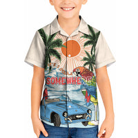 Summer Holiday It's 5 o'clock Somewhere Vintage Hawaii Kid Hawaiian Shirt
