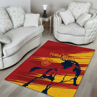 Spain La Furia Roja Area Rug 2024 Tetracampeon Espana LT7 - Wonder Print Shop
