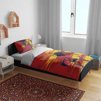 Spain La Furia Roja Bedding Set 2024 Tetracampeon Espana LT7 - Wonder Print Shop