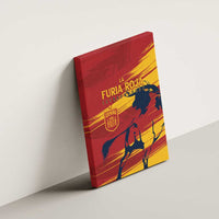 Spain La Furia Roja Canvas Wall Art 2024 Tetracampeon Espana LT7 - Wonder Print Shop