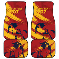 Spain La Furia Roja Car Mats 2024 Tetracampeon Espana LT7 - Wonder Print Shop
