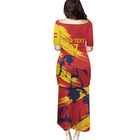 Spain La Furia Roja Custom Family Matching Puletasi and Hawaiian Shirt 2024 Tetracampeon Espana - Wonder Print Shop