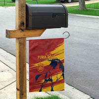Spain La Furia Roja Garden Flag 2024 Tetracampeon Espana - Wonder Print Shop