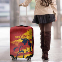 Spain La Furia Roja Luggage Cover 2024 Tetracampeon Espana - Wonder Print Shop