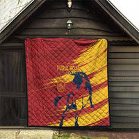 Spain La Furia Roja Quilt 2024 Tetracampeon Espana - Wonder Print Shop