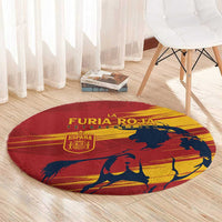 Spain La Furia Roja Round Carpet 2024 Tetracampeon Espana