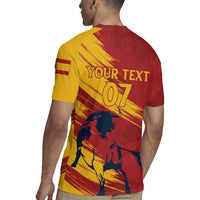 Spain La Furia Roja Custom Rugby Jersey 2024 Tetracampeon Espana - Wonder Print Shop