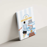 Argentina Campeones Canvas Wall Art Vamos Vamos Albiceleste LT7 - Wonder Print Shop