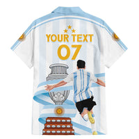 Argentina Campeones Custom Family Matching Mermaid Dress and Hawaiian Shirt Vamos Vamos Albiceleste LT7 - Wonder Print Shop