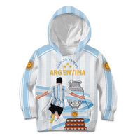 Argentina Campeones Custom Kid Hoodie Vamos Vamos Albiceleste - Wonder Print Shop