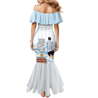 Argentina Campeones Custom Mermaid Dress Vamos Vamos Albiceleste - Wonder Print Shop