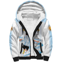 Argentina Campeones Custom Sherpa Hoodie Vamos Vamos Albiceleste - Wonder Print Shop