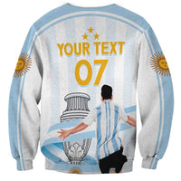 Argentina Campeones Custom Sweatshirt Vamos Vamos Albiceleste - Wonder Print Shop