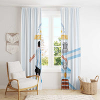 Argentina Campeones Window Curtain Vamos Vamos Albiceleste - Wonder Print Shop