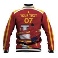 Spain Campeones Custom Baseball Jacket Reyes de Europa LT7 - Wonder Print Shop