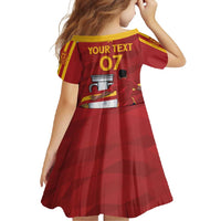 Spain Campeones Custom Family Matching Short Sleeve Bodycon Dress and Hawaiian Shirt Reyes de Europa - Wonder Print Shop