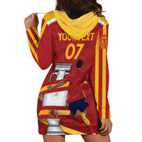 Spain Campeones Custom Hoodie Dress Reyes de Europa - Wonder Print Shop
