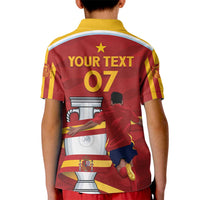 Spain Campeones Custom Kid Polo Shirt Reyes de Europa - Wonder Print Shop