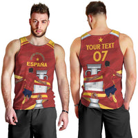 Spain Campeones Custom Men Tank Top Reyes de Europa - Wonder Print Shop
