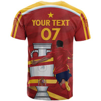 Spain Campeones Custom T Shirt Reyes de Europa - Wonder Print Shop