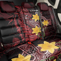 Wales Cymru Am Byth Back Car Seat Cover Welsh Dragon with Celtic Cross - Wonder Print Shop