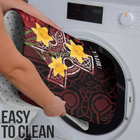 Wales Cymru Am Byth Bathroom Set Welsh Dragon with Celtic Cross - Wonder Print Shop