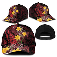 Wales Cymru Am Byth Classic Cap Welsh Dragon with Celtic Cross - Wonder Print Shop