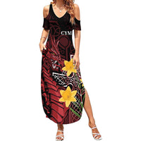 Wales Cymru Am Byth Family Matching Summer Maxi Dress and Hawaiian Shirt Welsh Dragon with Celtic Cross - Wonder Print Shop