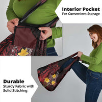 Wales Cymru Am Byth Grocery Bag Welsh Dragon with Celtic Cross - Wonder Print Shop