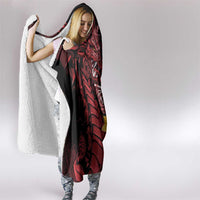 Wales Cymru Am Byth Hooded Blanket Welsh Dragon with Celtic Cross - Wonder Print Shop