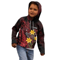 Wales Cymru Am Byth Kid Hoodie Welsh Dragon with Celtic Cross - Wonder Print Shop