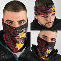 Wales Cymru Am Byth Neck Gaiter Welsh Dragon with Celtic Cross - Wonder Print Shop