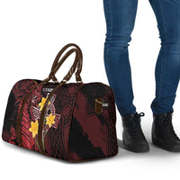 Wales Cymru Am Byth Travel Bag Welsh Dragon with Celtic Cross - Wonder Print Shop